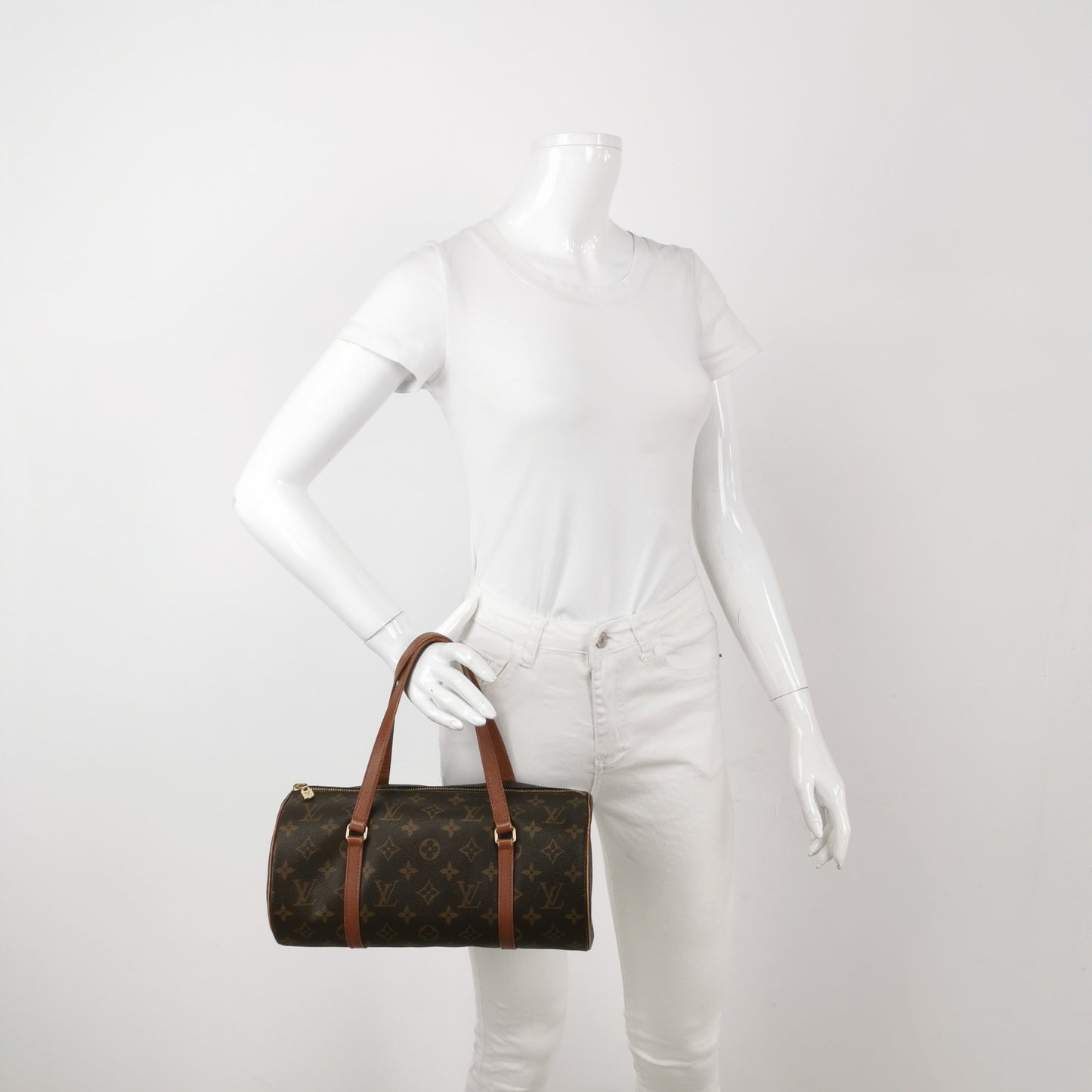 Luxury Women's Handbag | Louis Vuitton Monogram Papillon 31 Large and Mini Handbag Canvas