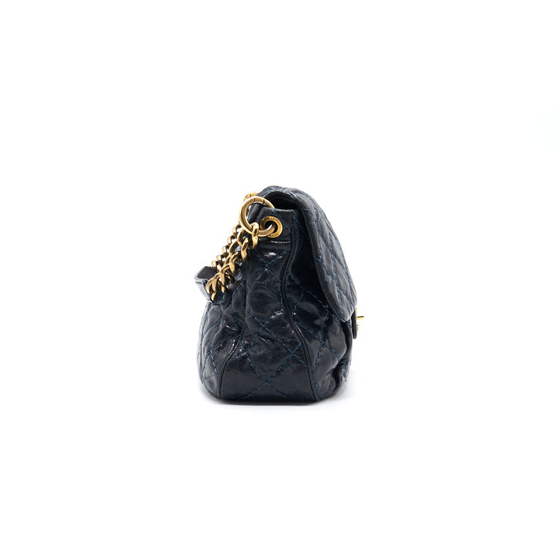 Chanel Caviar Large Flap Bag Navy with