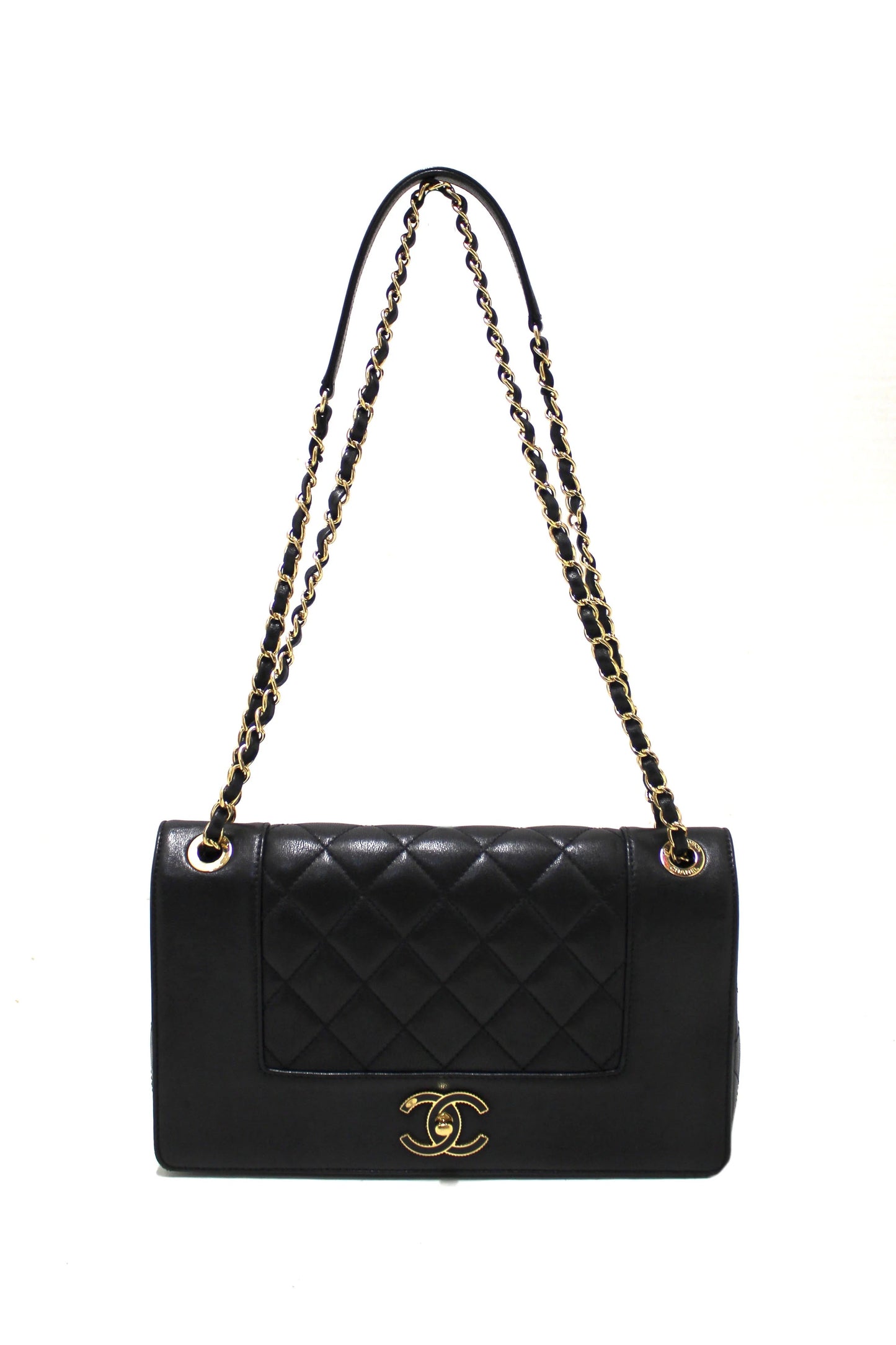 CHANEL CALFSKIN LEATHER MADEMOISELLE FLAP BAG