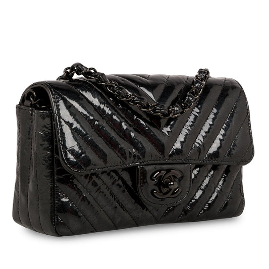 Chanel Classic Flap Bag - Mini Rectangular - So Black