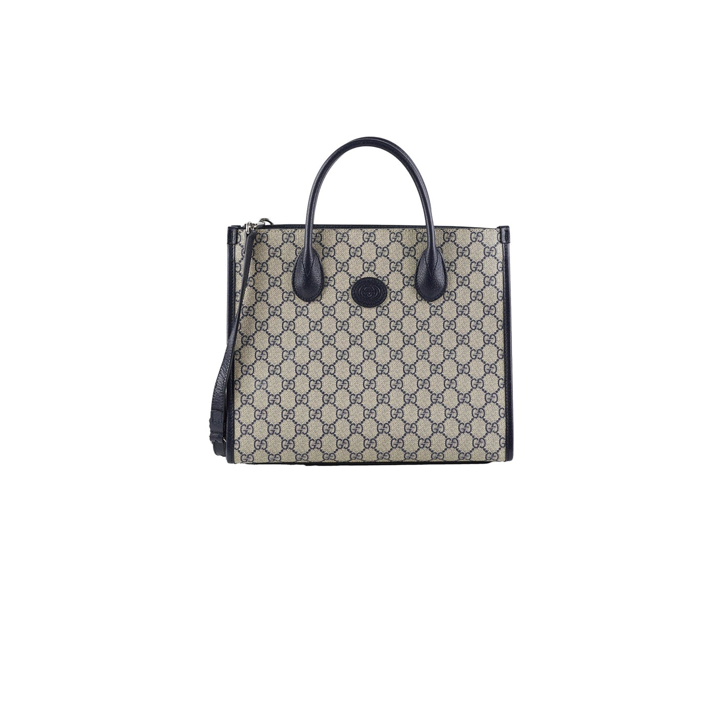 Gucci Small Monogram Black Tote