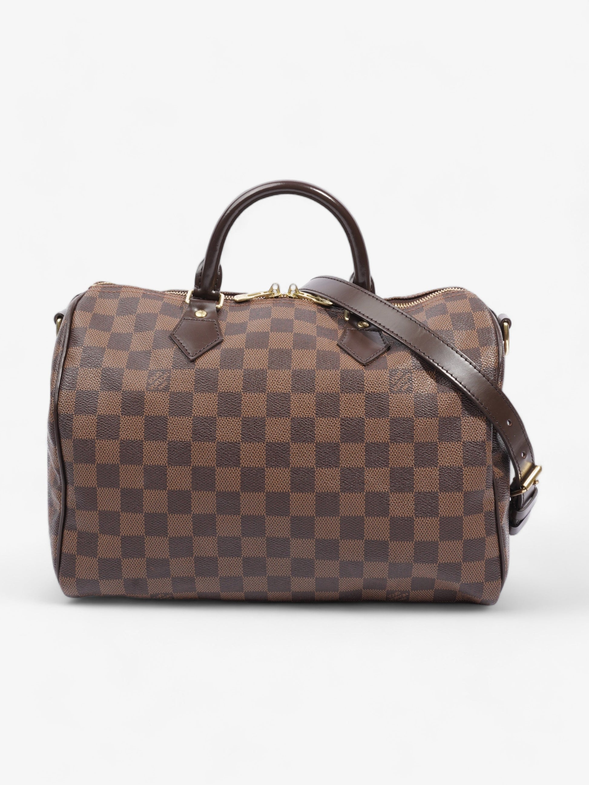 Louis Vuitton Speedy Bandoulière 30 Damier Ebene Coated Canvas