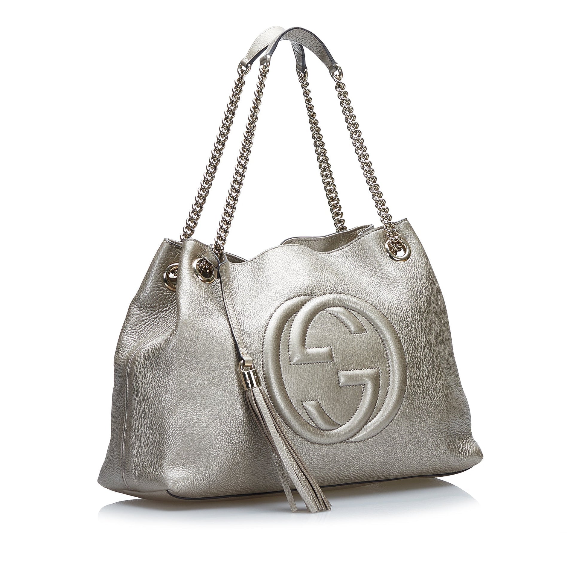 Gucci Chain Leather Tote