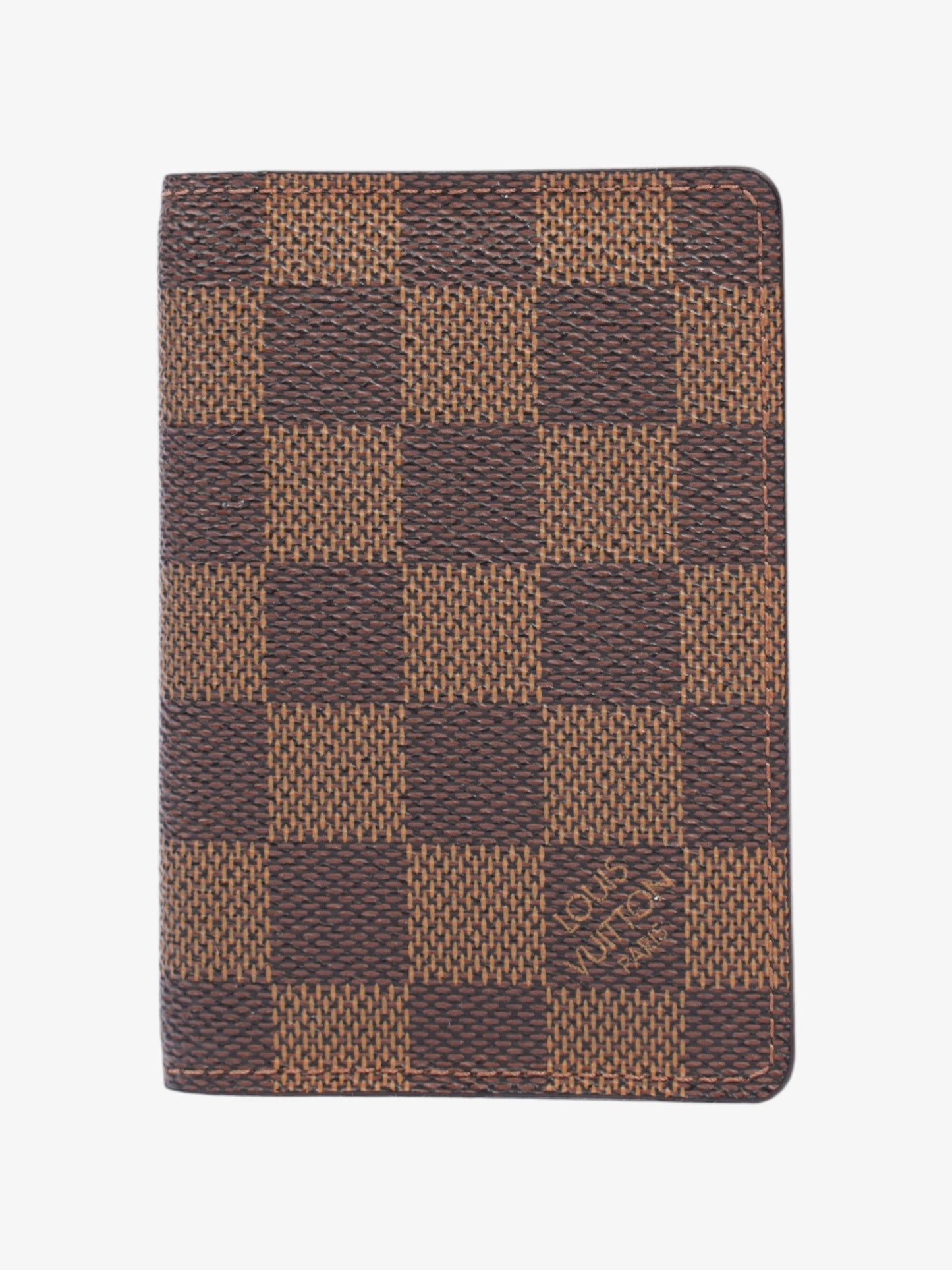 Louis Vuitton Card Holder Damier Ebene Canvas