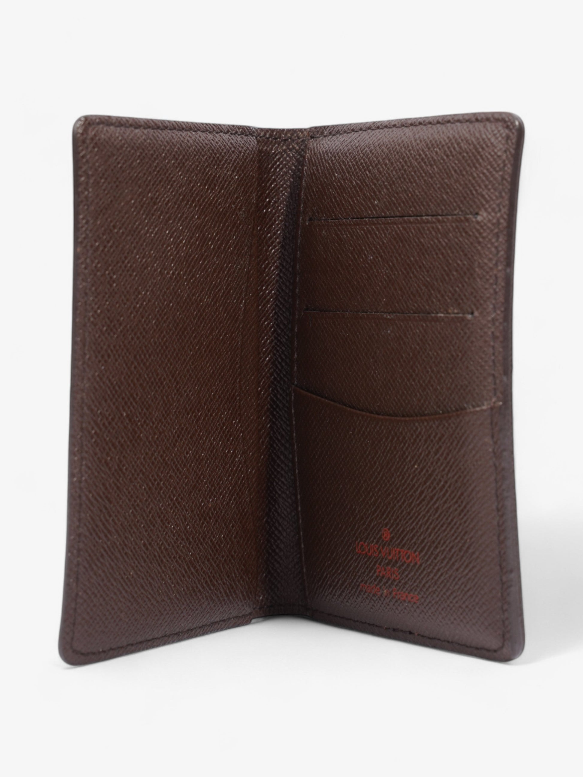Louis Vuitton Card Holder Damier Ebene Canvas
