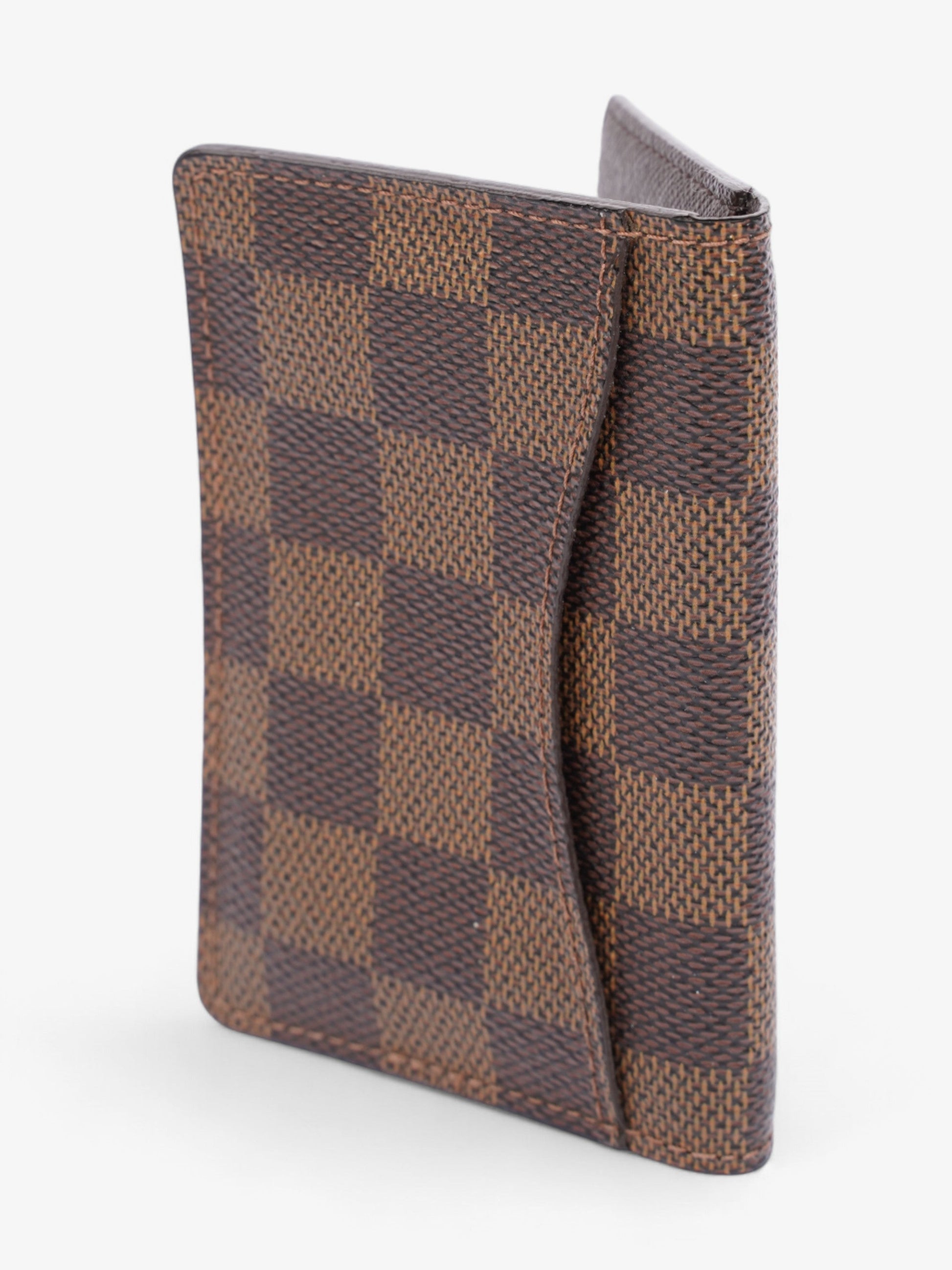 Louis Vuitton Card Holder Damier Ebene Canvas
