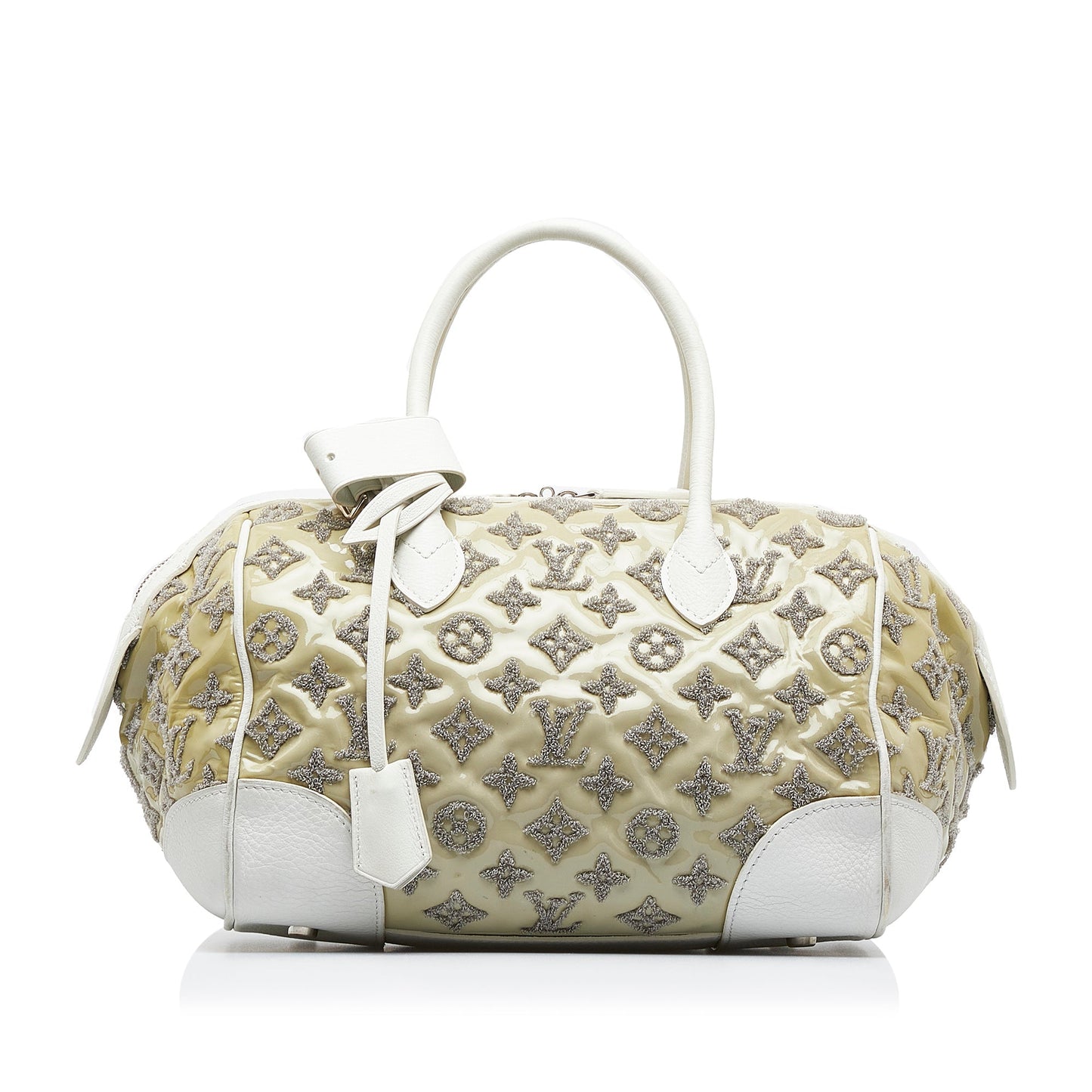 LOUIS VUITTON Monogram Bouclettes Speedy Boston Bag
