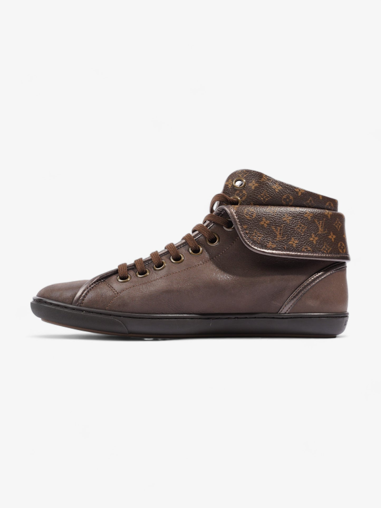 Louis Vuitton Brea Fold Over High-tops Brown / Brown Monogram Canvas EU 37.5 UK 4.5