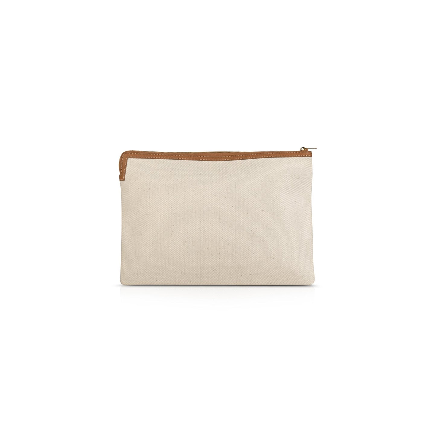 Celine 2019 Large Logo Printed Canvas Pouch Clutch