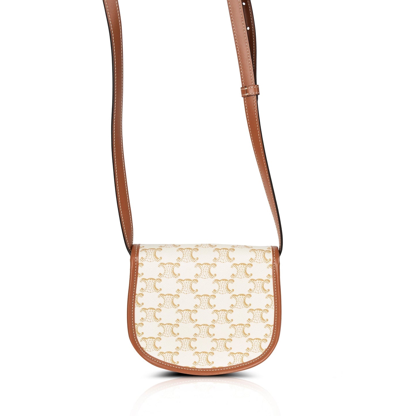 Celine 2021 Triomphe Canvas Mini Besace Crossbody Bag