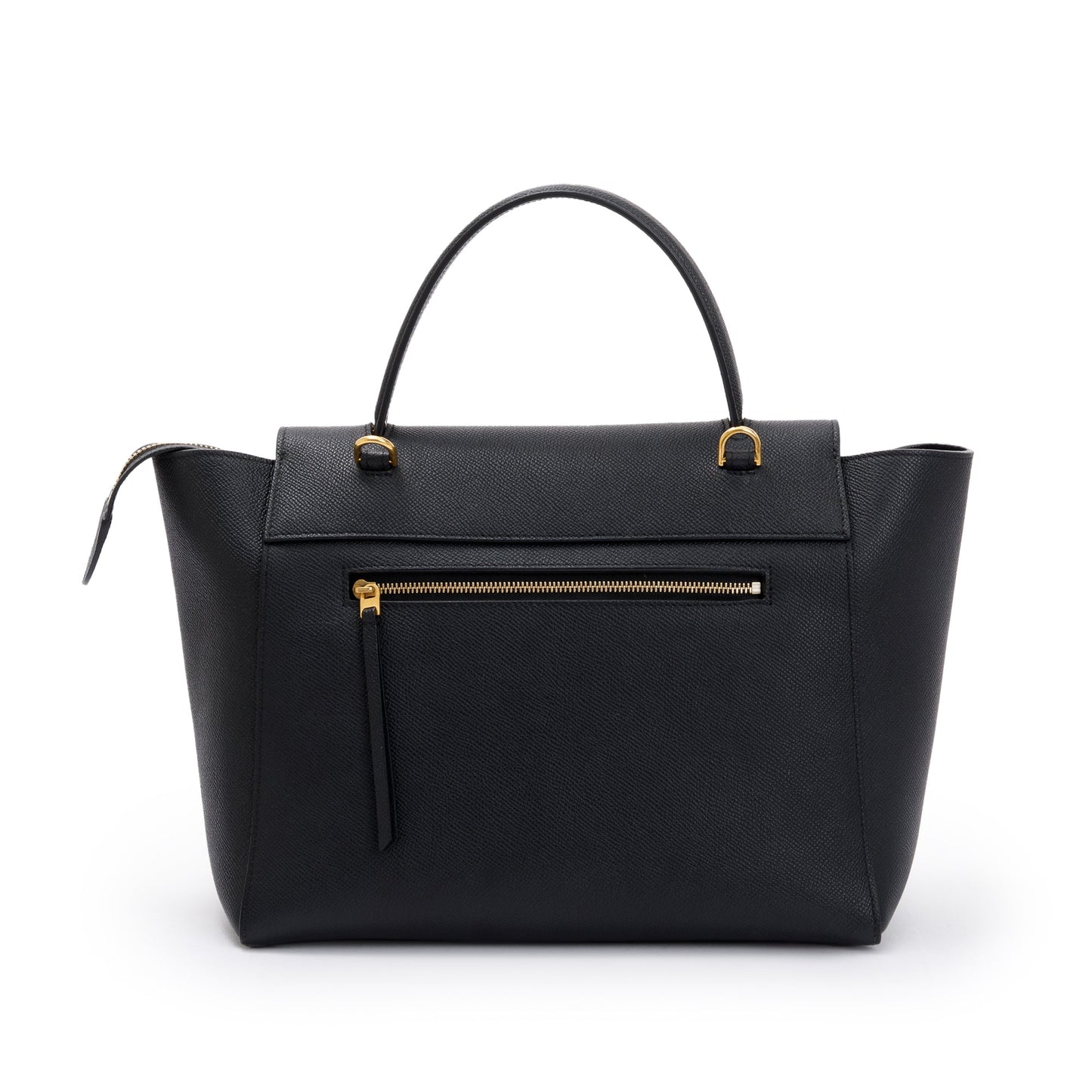 Celine Black Grained Leather Mini Belt Bag