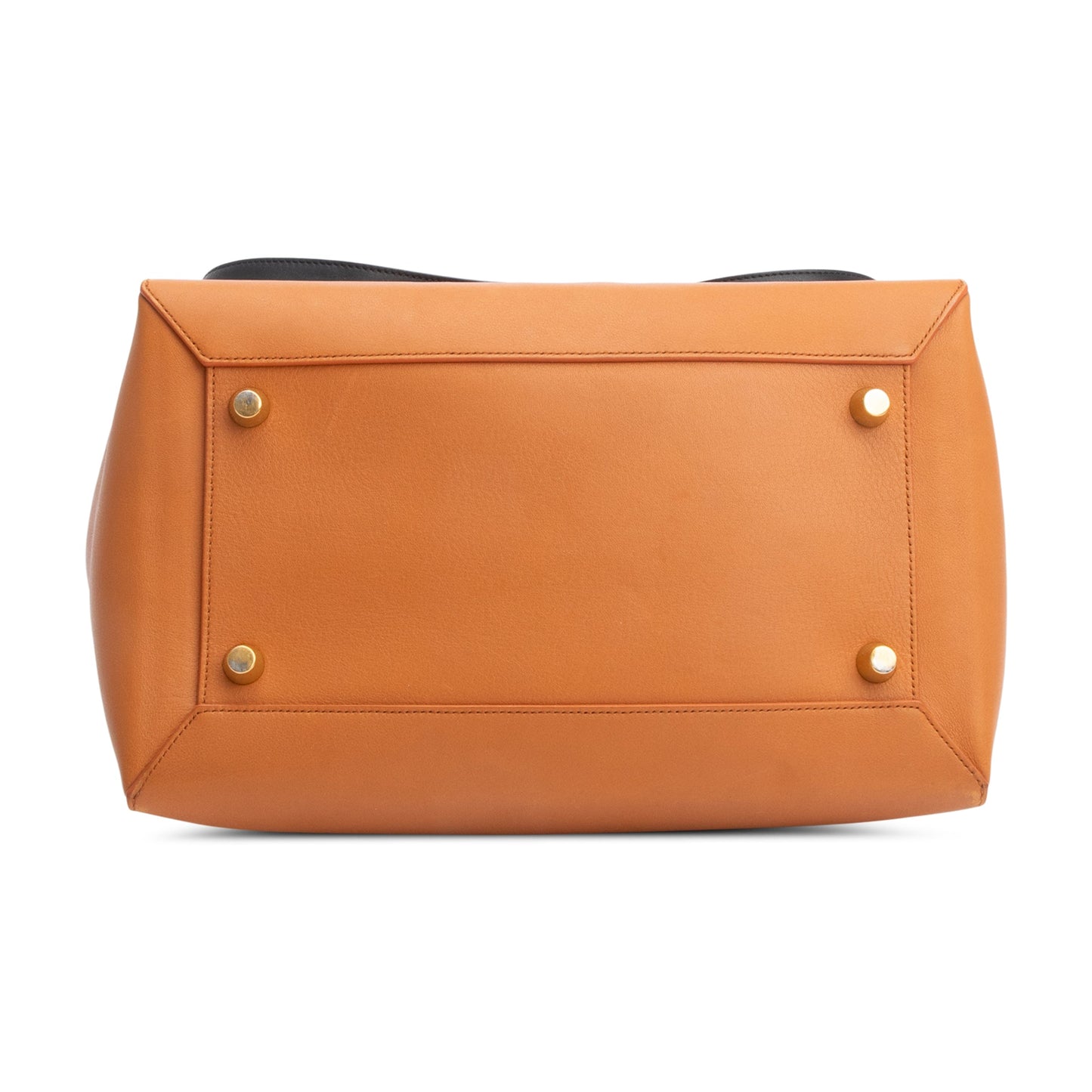 Celine Brown/Black Bicolor Calfskin Leather Small Belt Bag