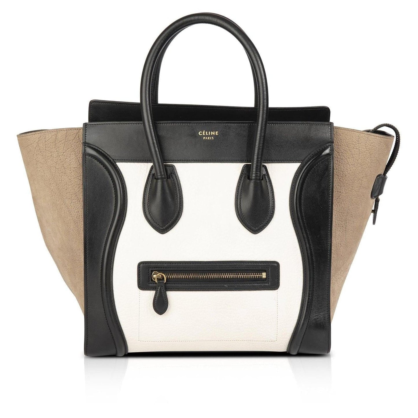 Celine Tricolor Mini Luggage Tote