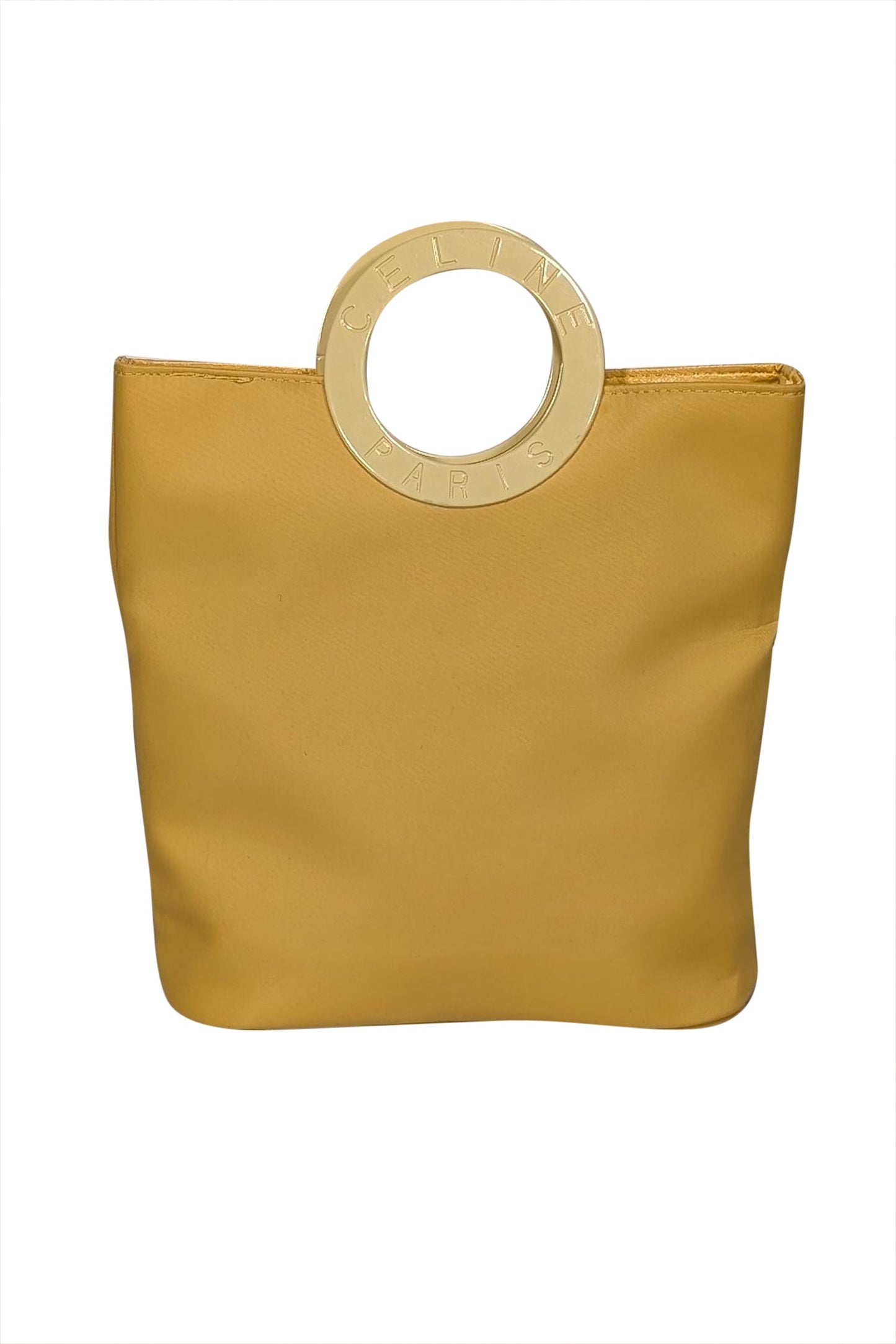 Luxury CELINE - Yellow "O" Ring Handle Mini Bag