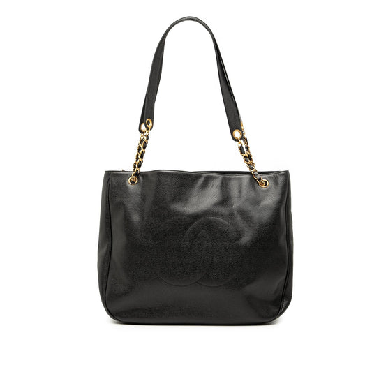 Chanel CC Caviar Chain Tote