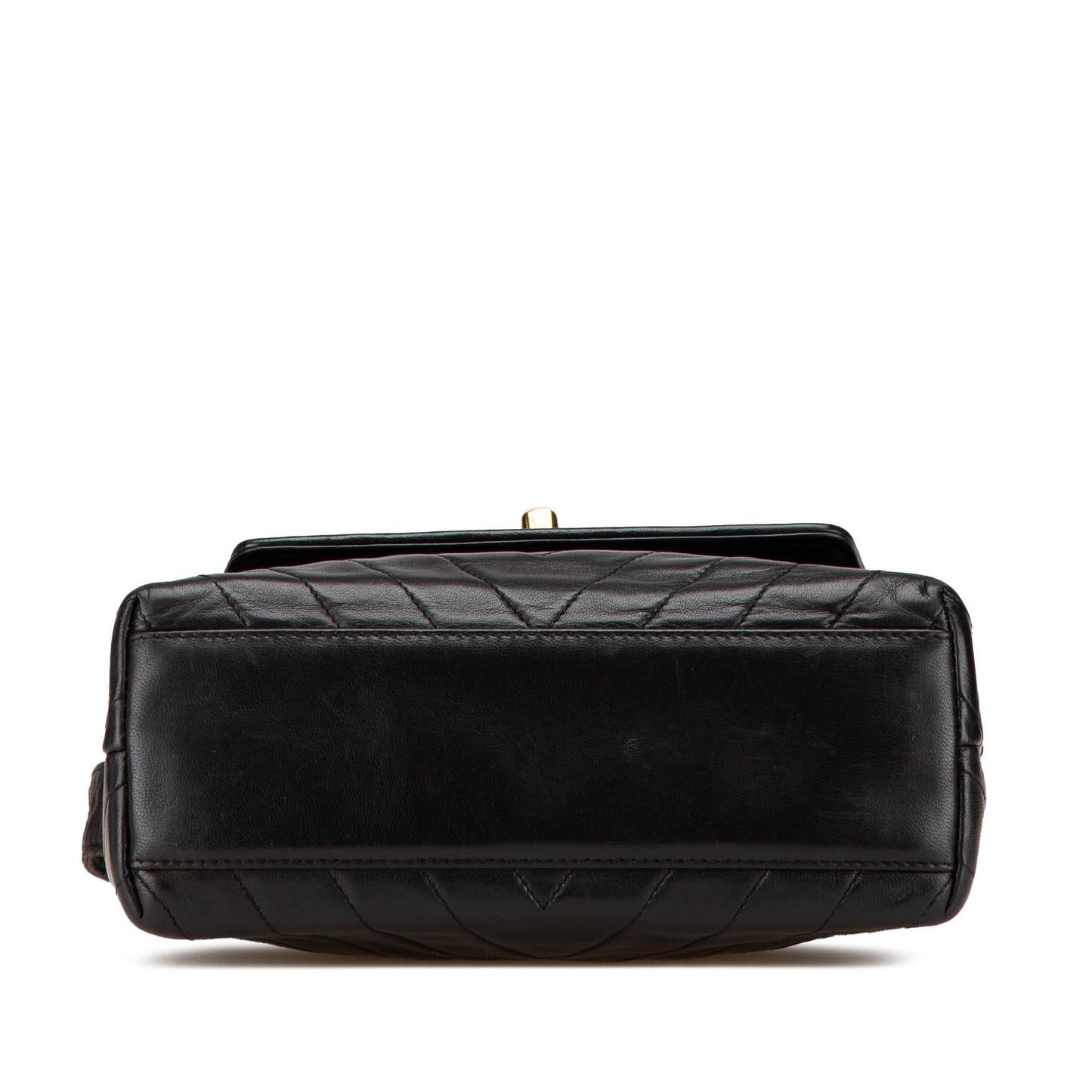 Chanel CC Chevron Lambskin Flap