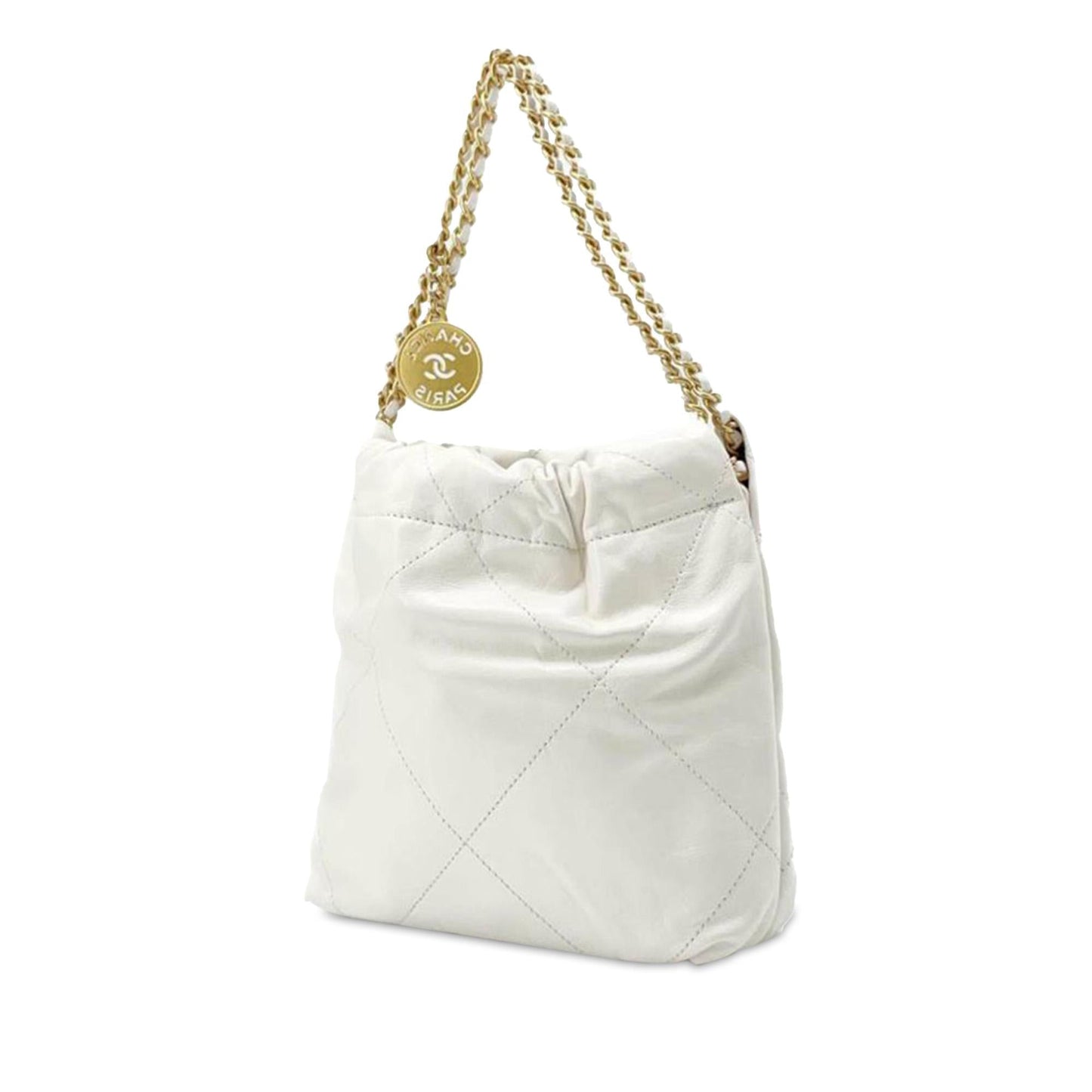 Chanel Calfskin Mini 22 Satchel SHG TpGbCT