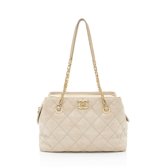 Chanel Calfskin Retro Chain Tote (SHF-syaS0b)