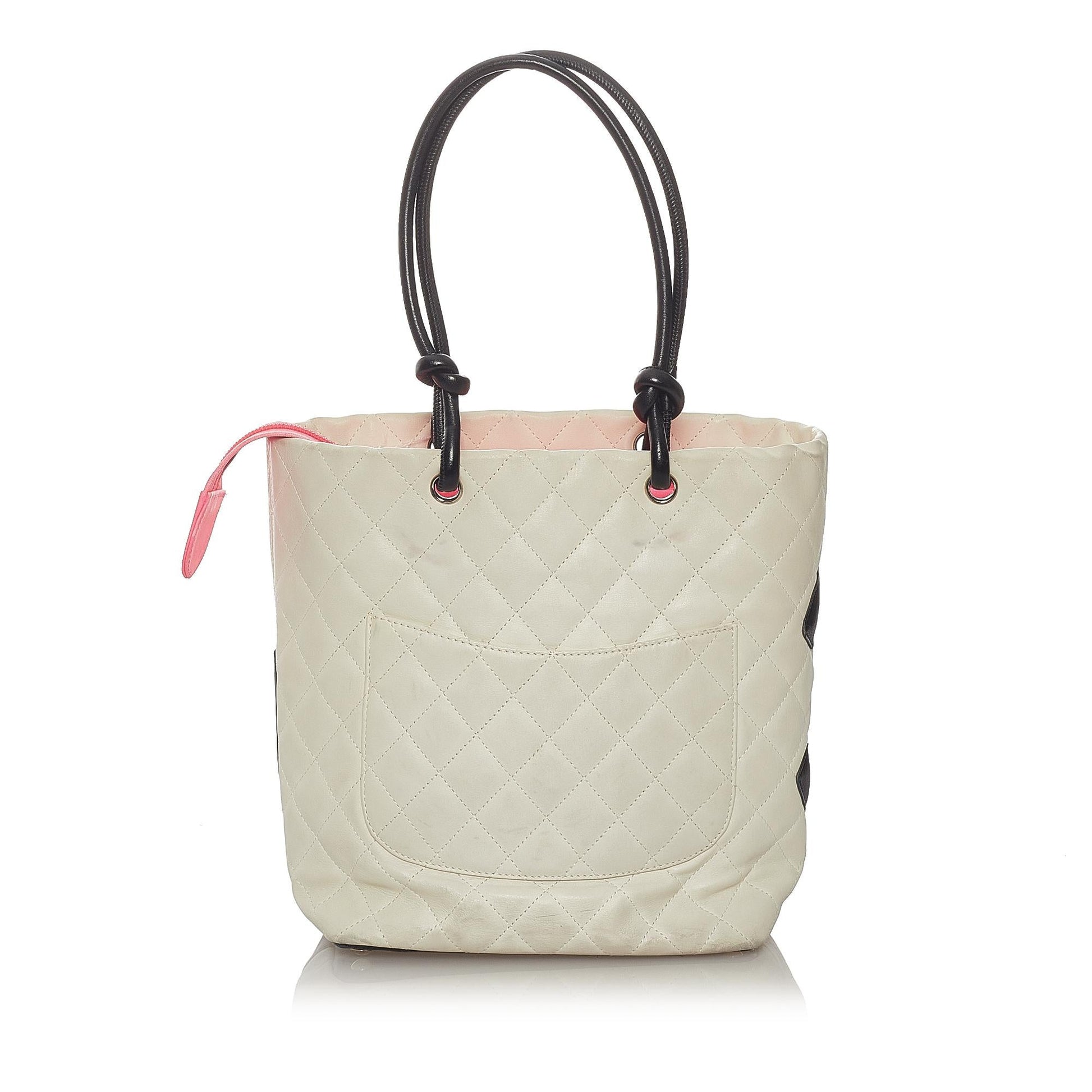 Chanel Cambon Ligne Lambskin Leather Tote Bag (SHG-27559)
