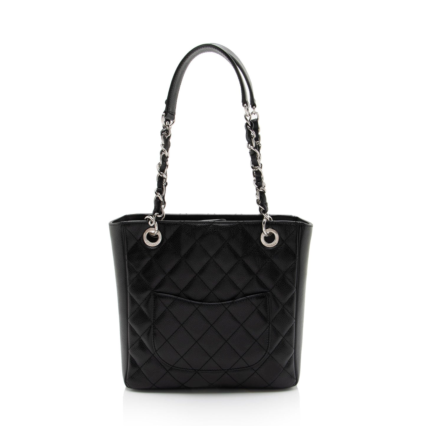 Chanel Caviar Leather Petite Shopping Tote