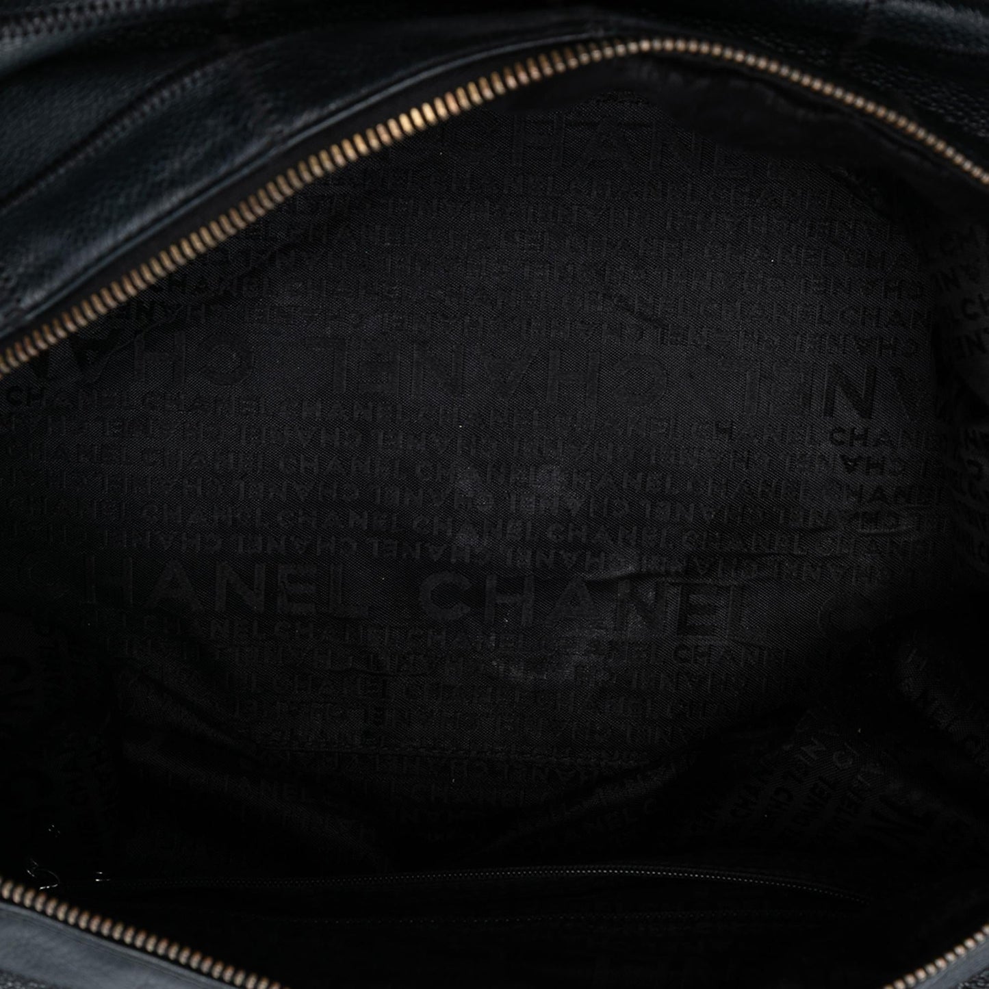 Chanel Choco Bar Caviar LAX Bowler Bag
