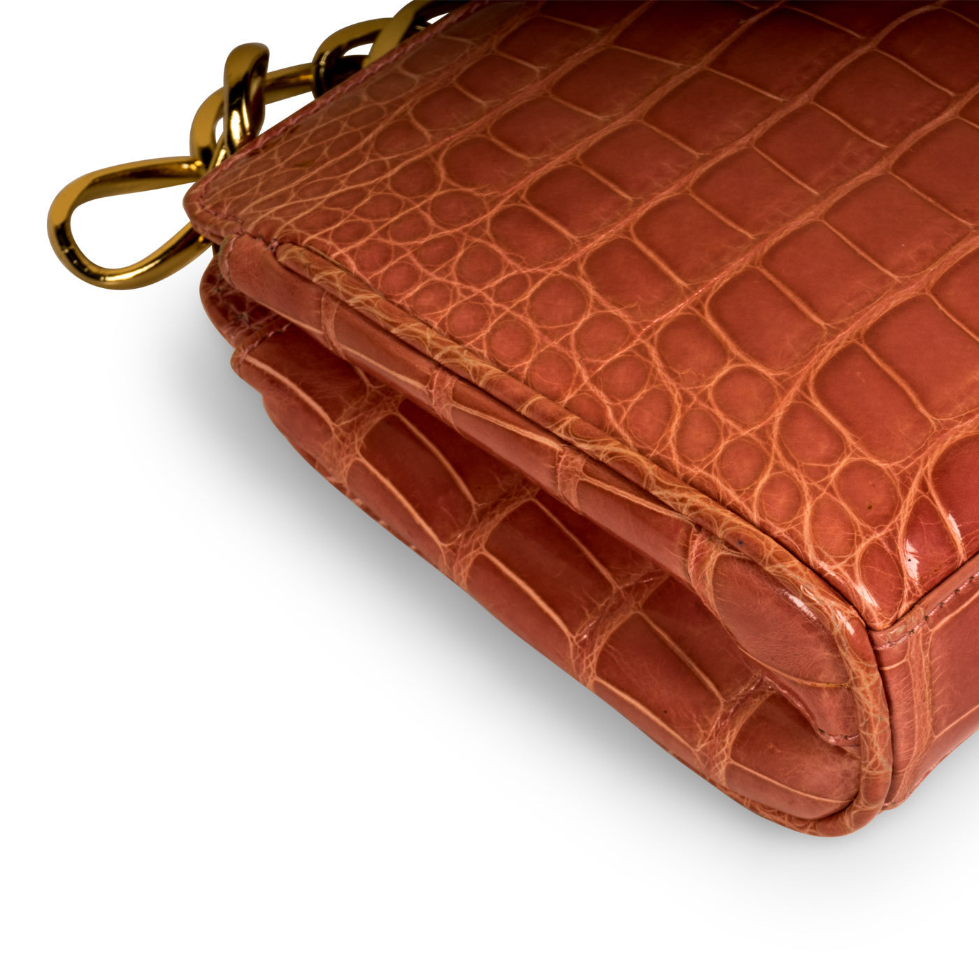 Chanel Pouch on Chain - Crocodile