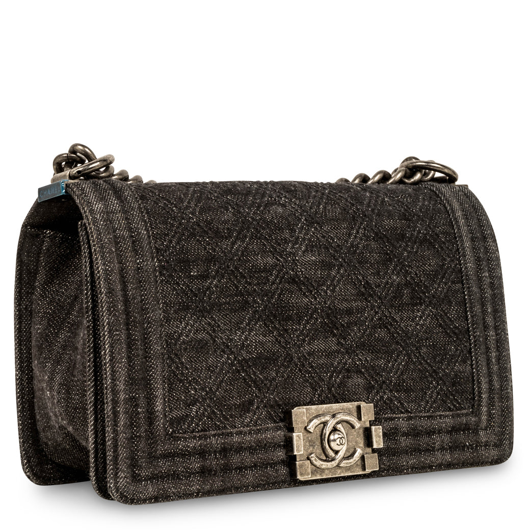 Chanel Denim Boy Bag - Old Medium