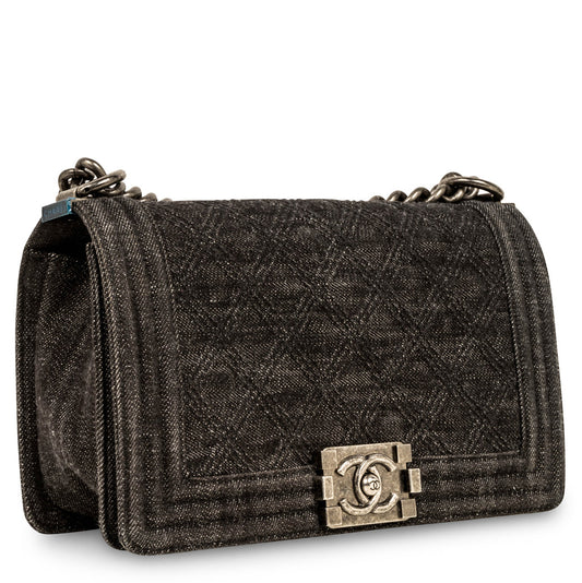 Chanel Denim Boy Bag - Old Medium