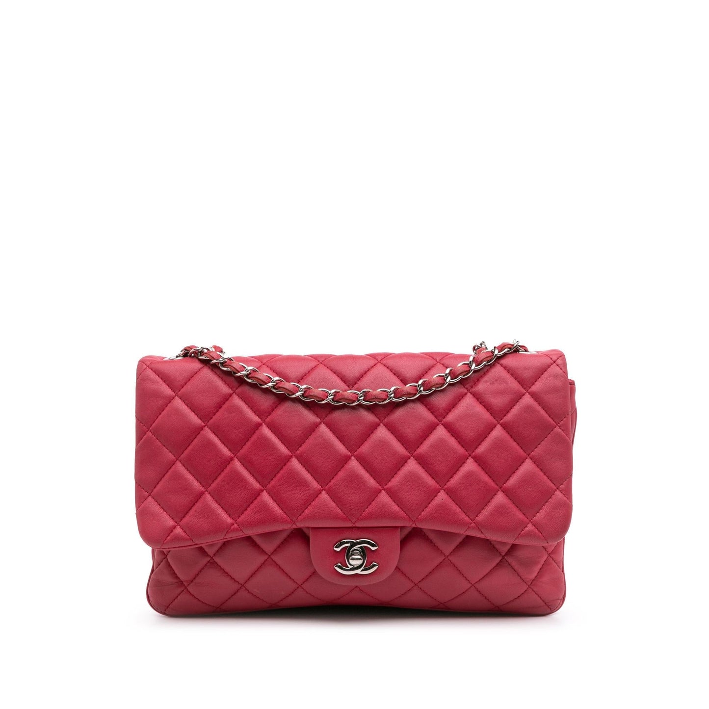 Chanel Jumbo Quilted Lambskin 3 Accordion Flap