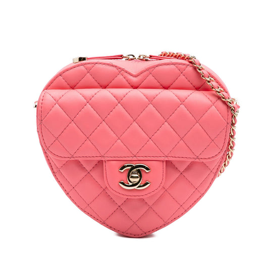 Chanel Lambskin CC in Love Heart Crossbody