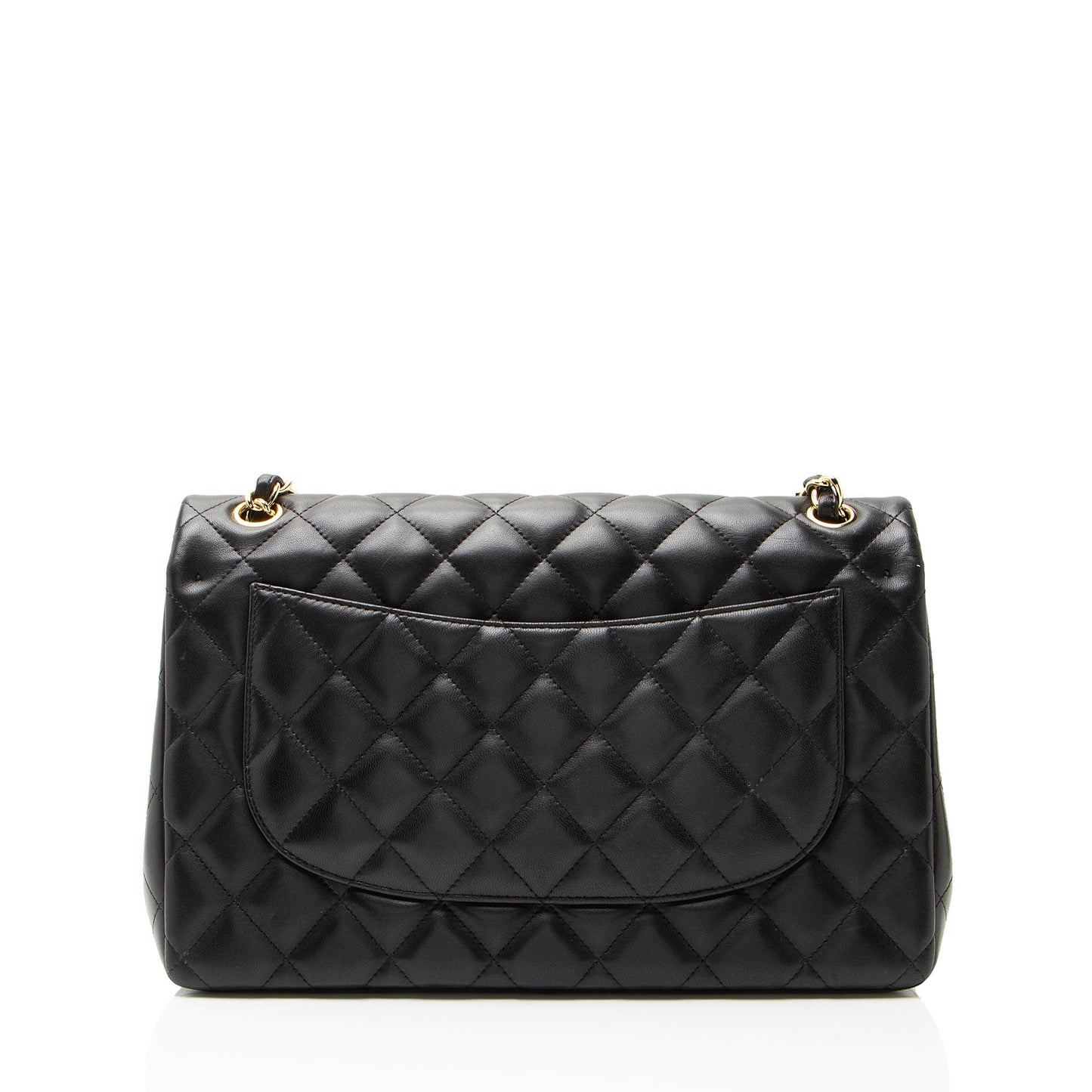 Chanel Lambskin Classic Jumbo Double Flap Bag