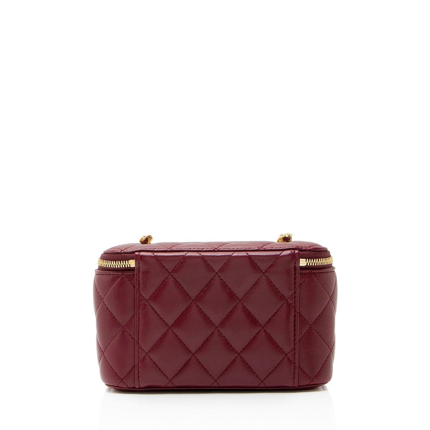 Chanel Lambskin Coco Hearts Small Vanity Case