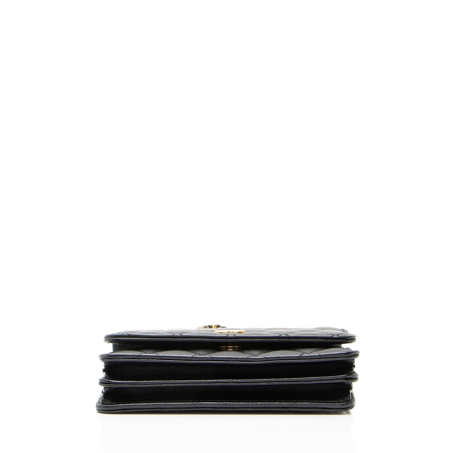 Chanel Lambskin Romance Mini Wallet on Chain