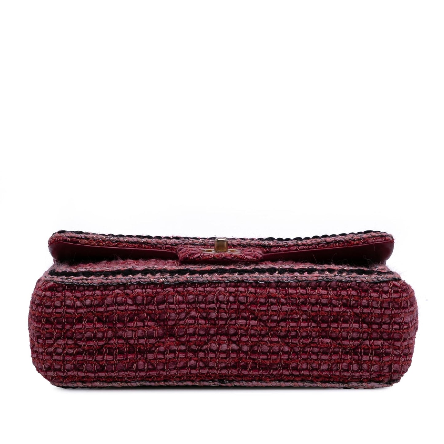 Chanel Medium Braided Classic Tweed Single Flap