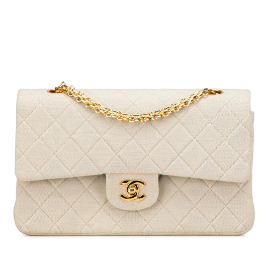Chanel Medium Classic Jersey Double Flap