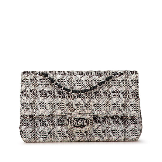 Chanel Medium Classic Tweed Double Flap