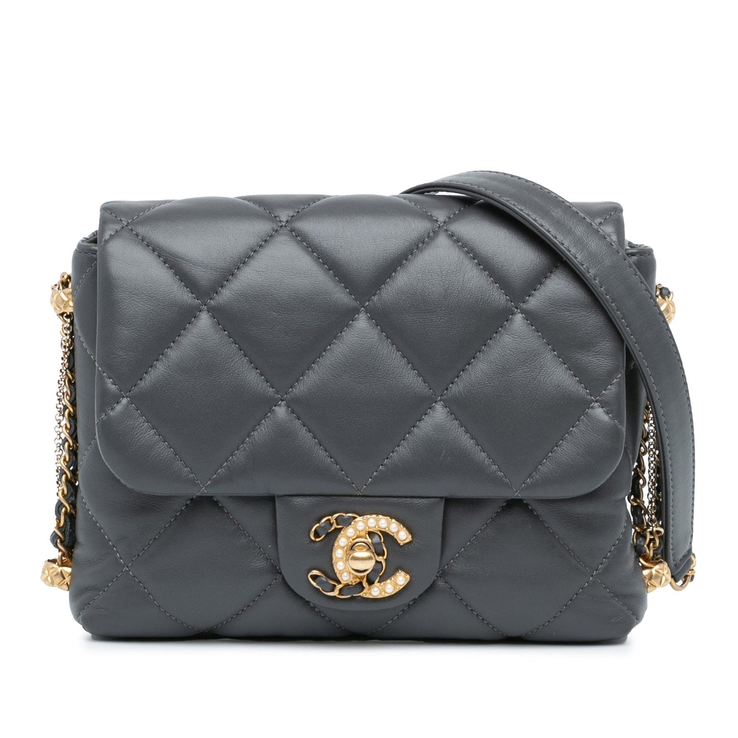 Chanel Mini Quilted Lambskin Crush on Chains Flap