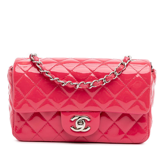 Chanel Mini Rectangular Classic Patent Single Flap
