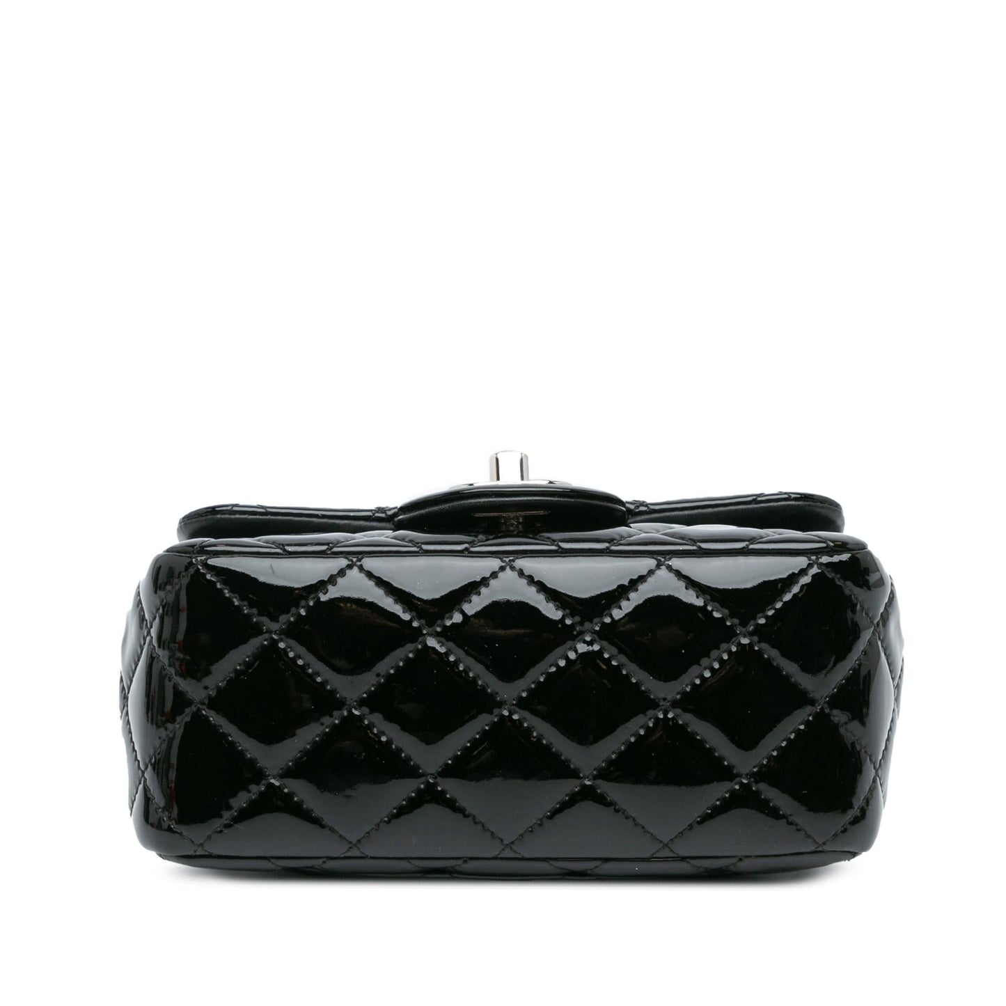 Chanel Mini Square Classic Patent Single Flap