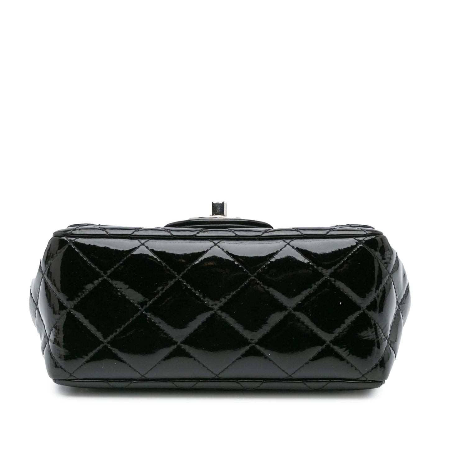 Chanel Mini Square Classic Patent Single Flap