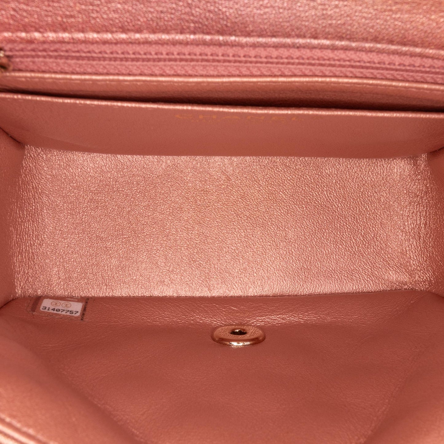 Chanel Mini Square Iridescent Calfskin Flap