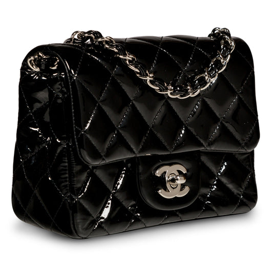 Chanel Classic Flap Bag - Mini Square - Patent