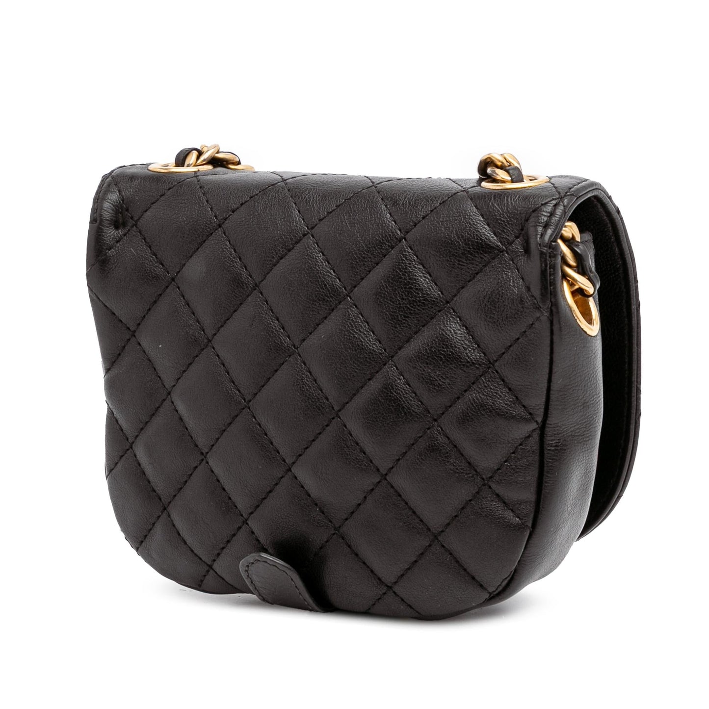 Chanel Quilted Grained Calfskin Casual Trip Messenger