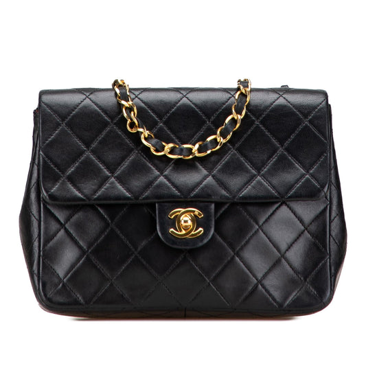 Chanel Square Quilted Lambskin Single Flap