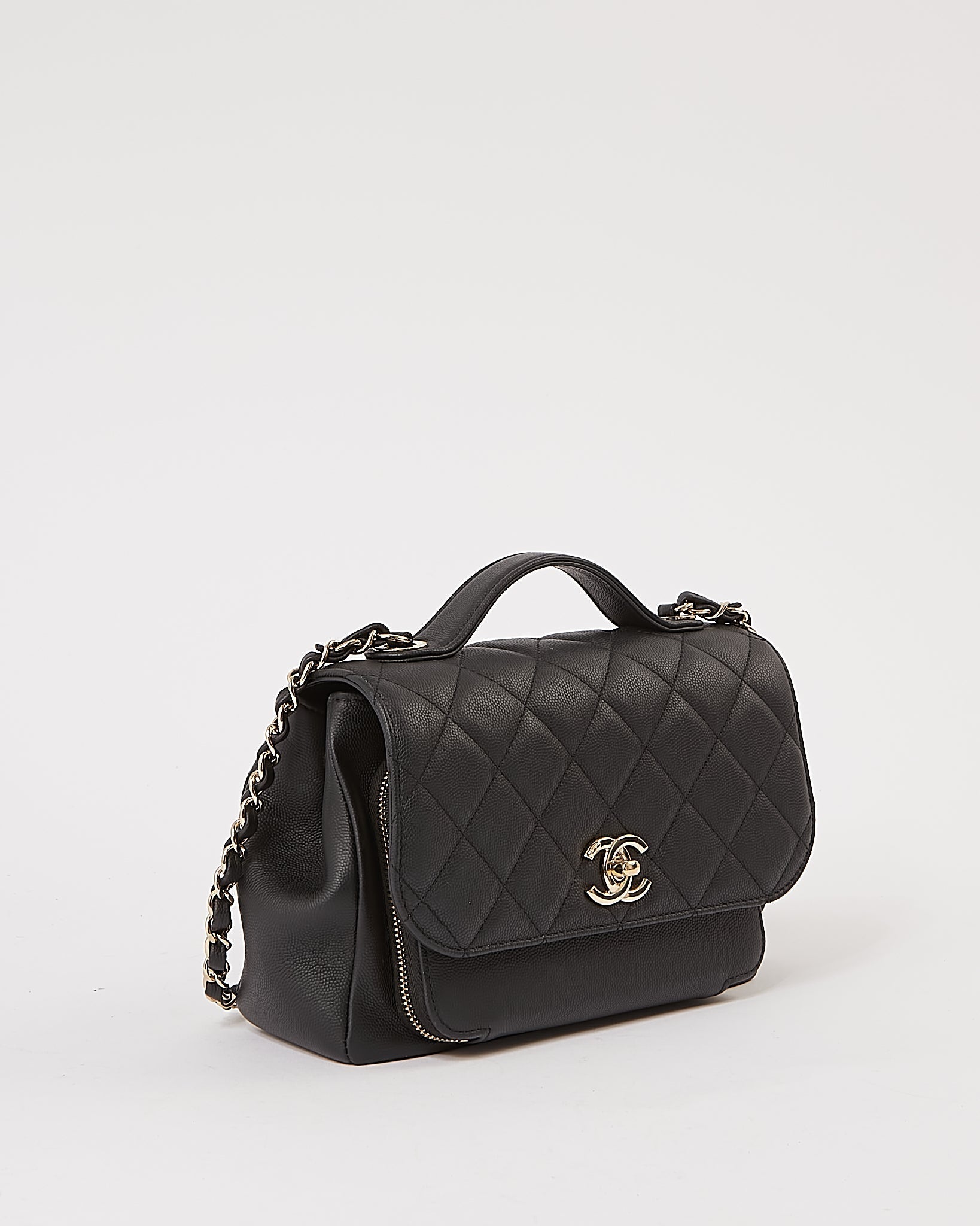 Chanel Black Caviar Medium Business Affinity Flap Bag