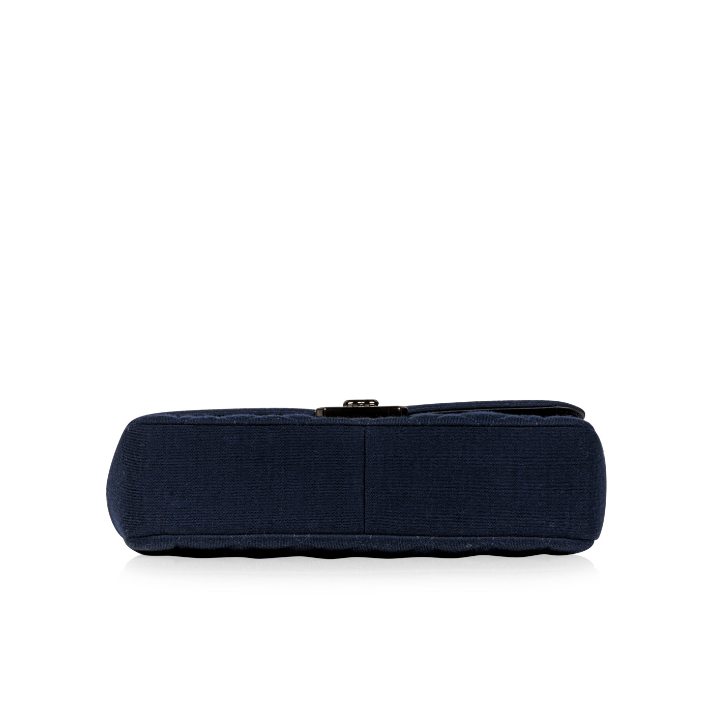 Chanel Classic Flap Bag - Jersey Fabric - Navy