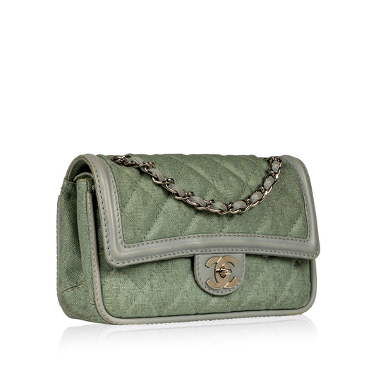 Chanel Seasonal Fabric Flap Bag