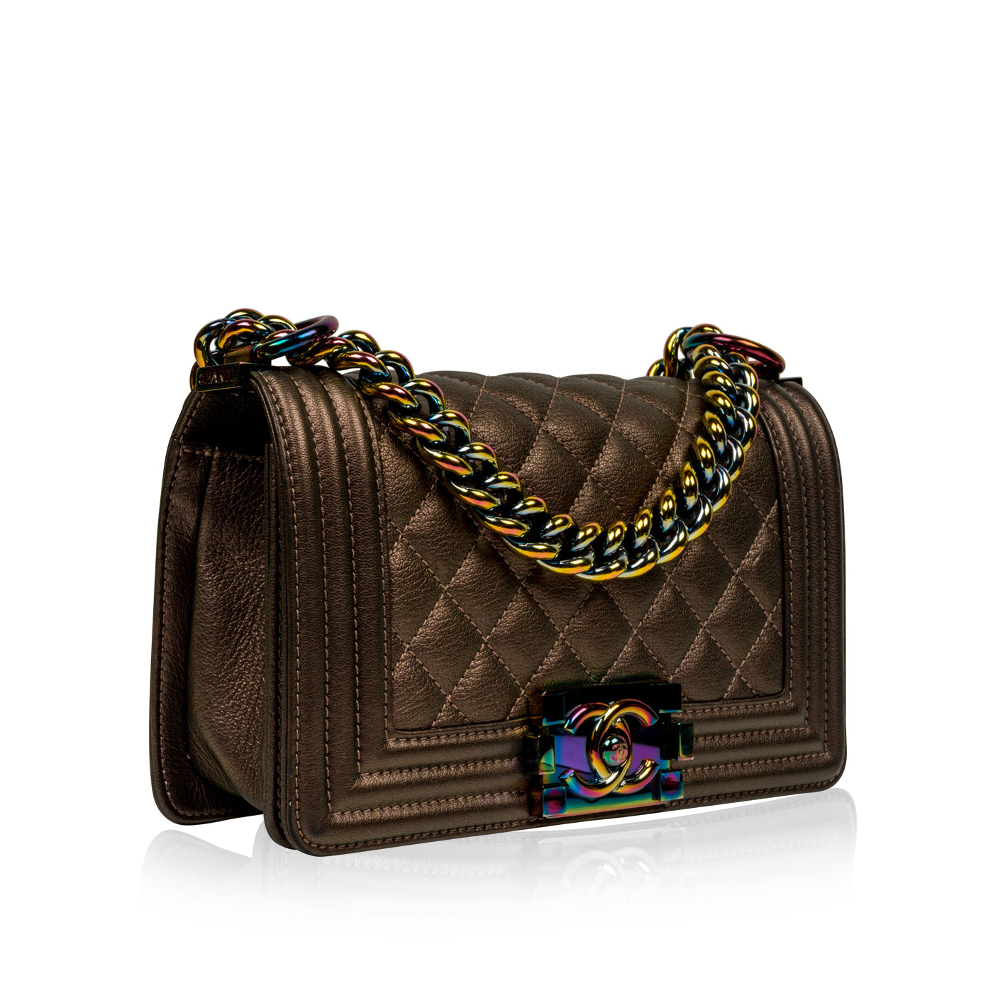 Chanel Iridescent Boy Bag - Small