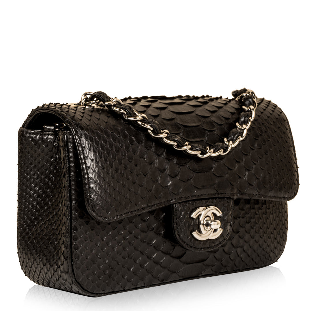 Chanel Classic Flap Bag - Mini Rectangular - Python