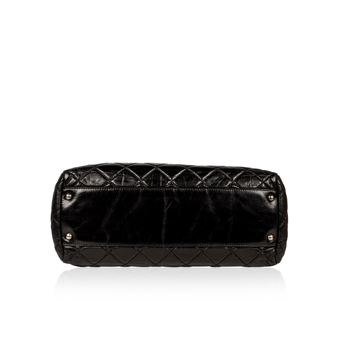 Chanel Distressed Leather Shoulder Bag